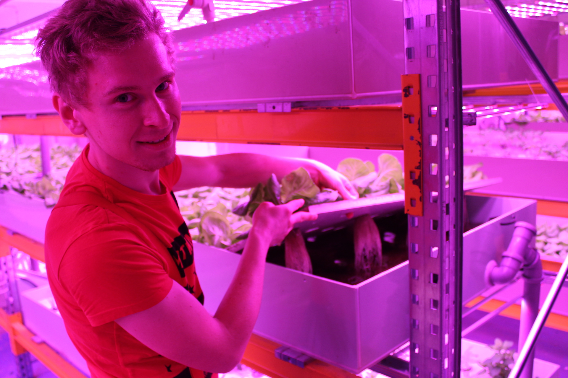 Kristián Božik - the first student of aquaponics