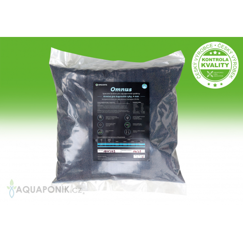 Aquaponické krmivo – KAPR - 4mm, 5kg